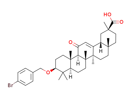 3-(4-bromo-benzyloxy)-11-oxoolean-12-ene-29-oic acid