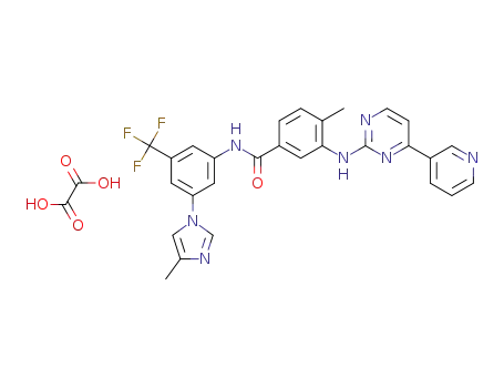 4-methyl-N-[3-(4-methyl-1H-imidazol-1-yl)-5-(trifluoromethyl)phenyl]-3-[[4-(3-pyridinyl)-2-pyrimidinyl]amino]benzamide mono-oxalate