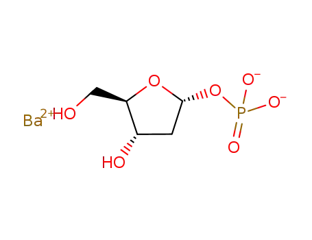 α-D-2′-deoxyribofuranose-1-O-phosphate barium salt
