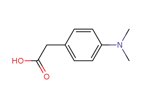 Molecular Structure of 17078-28-3 (4-(DIMETHYLAMINO)PHENYLACETIC ACID)