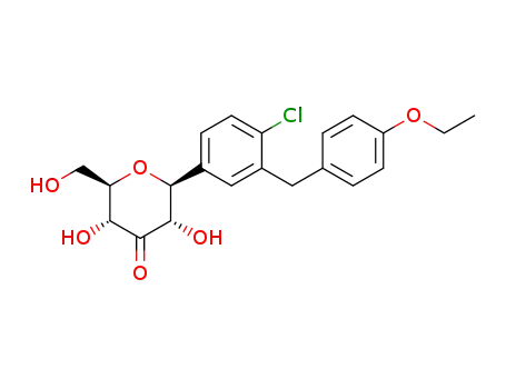 (2S,3S,5R,6R)-2-(4-chloro-3-(4-ethoxybenzyl)phenyl)-3,5-dihydroxy-6-(hydroxymethyl)dihydro-2H-pyran-4(3H)-one