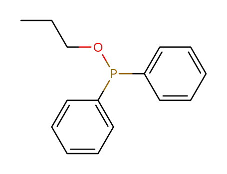 Molecular Structure of 92556-46-2 (Phosphinous acid, diphenyl-, propyl ester)