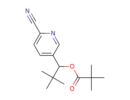 1-(6-cyanopyridin-3-yl)-2,2-dimethylpropyl pivalate