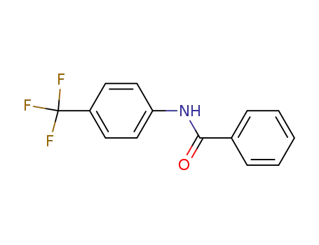 Molecular Structure of 350-98-1 (Benzamide, N-[4-(trifluoromethyl)phenyl]-)