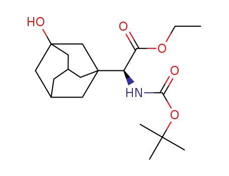 N-tert-butoxycarbonyl-2-(3-hydroxy-1-adamantyl)-D-glycine ethyl ester