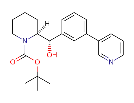 tert-butyl (2S)-2-{(S)-hydroxy[3-(pyridin-3-yl)phenyl]-methyl}piperidine-1-carboxylate