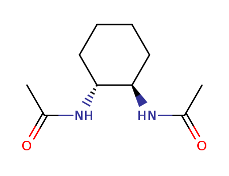 Molecular Structure of 156257-14-6 (Acetamide, N,N'-(1R,2R)-1,2-cyclohexanediylbis-)