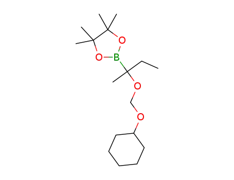 2-(2-((cyclohexyloxy)methoxy)butan-2-yl)-4,4,5,5-tetramethyl-1,3,2-dioxaborolane