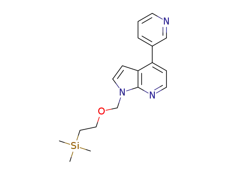 4-(pyridin-3-yl)-1-((2-(trimethylsilyl)ethoxy)methyl)-1H-pyrrolo[2,3-b]pyridine