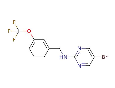 5-bromo-N-{[3-(trifluoromethoxy)phenyl]methyl}pyrimidin-2-amine
