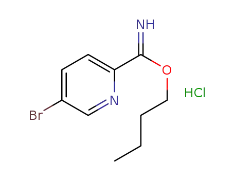 5-bromopyridine-2-butylimidate hydrochloride