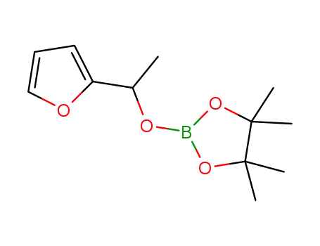 2-(1-(furan-2-yl)ethoxy)-4,4,5,5-tetramethyl-1,3,2-dioxaborolane