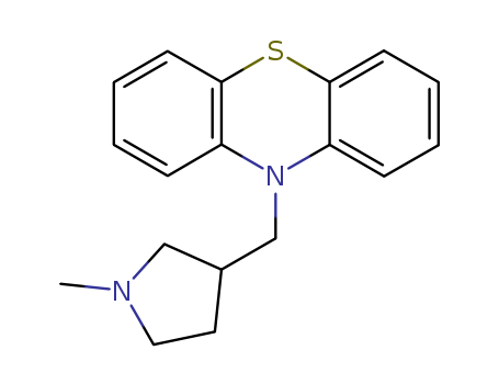 1982-37-2,METHDILAZINE (200 MG),Phenothiazine,10-[(1-methyl-3-pyrrolidinyl)methyl]- (6CI,7CI,8CI);10-((1-Methyl-3-pyrrolidinyl)methyl)-10H-phenothiazine;10-[(1-Methyl-3-pyrrolidinyl)methyl]phenothiazine; MJ 5022; Methdilazine