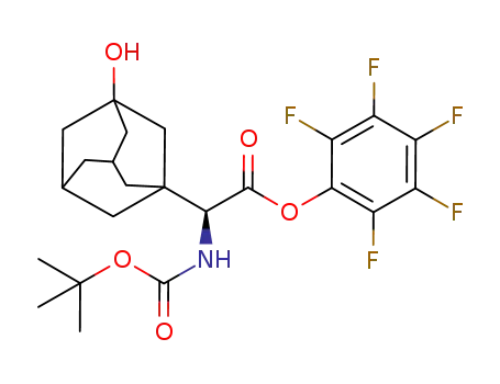 pentafluorophenyl (2S)-2-((t-butoxycarbonyl)amino)-2-(3-hydroxyadamantan-1-yl)acetate