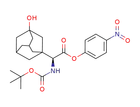 4-nitrophenyl (2S)-2-((t-butoxycarbonyl)amino)-2-(3-hydroxyadamantan-1-yl)acetate
