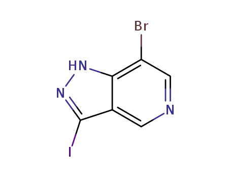 7-bromo-3-iodo-1H-pyrazolo[4,3-c]pyridine