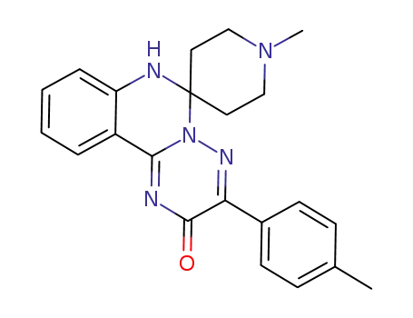 1-methyl-3'-(4-methylphenyl)spiro[piperidine-4,6'-[1,2,4]triazino[2,3-c]quinazolin]-2'(7'H)-one