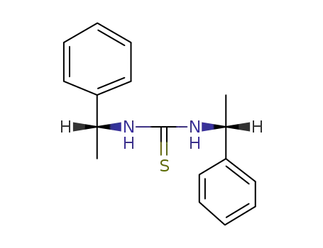 Molecular Structure of 67375-00-2 (Thiourea, N,N'-bis[(1R)-1-phenylethyl]-)