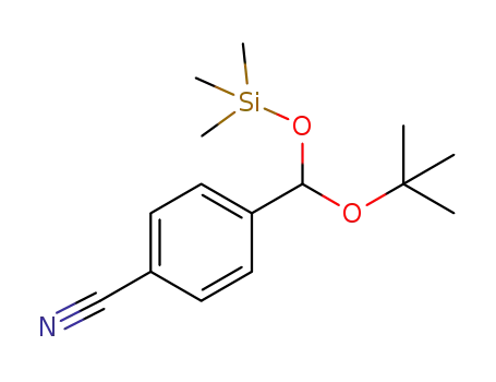 4-[(tert-butoxy)[(trimethylsilyl)oxy]methyl]benzonitrile