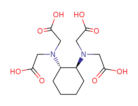 Molecular Structure of 13291-61-7 (1,2-Cyclohexylenedinitrilotetraacetic acid)