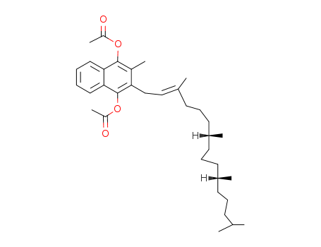2-Methyl-3-[(2E,7R,11R)-3,7,11,15-tetramethyl-2-hexadecenyl]-1,4-naphthalenediol diacetate