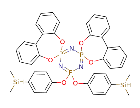 2,2-bis(4-dimethylsilylphenoxy)-4,4,6,6-bis[spiro(2’,2’’-dioxy-1’,1’’-biphenyl)]cyclotriphosphazene