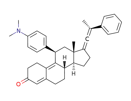 (8S,11R,13S,14S)-11-(4-(dimethylamino)phenyl)-13-methyl-17-((S)-2-phenylprop-1-en-1-ylidene)-6,7,8,11,12,13,14,15,16,17-decahydro-1H-cyclopenta[a]phenanthren-3(2H)-one