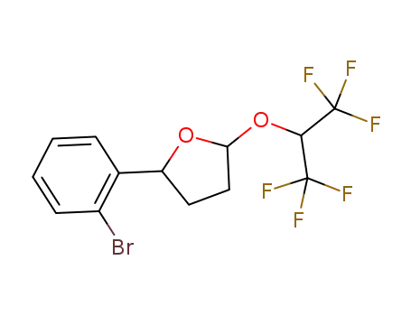 2-(2-bromophenyl)-5-((1,1,1,3,3,3-hexafluoropropan-2-yl)oxy)tetrahydrofuran