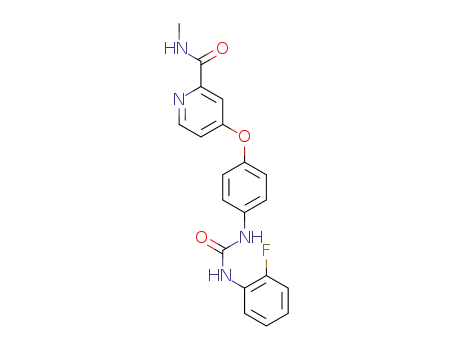4-(4-(3-(2-fluorophenyl)ureido)phenoxy)-N-methylpicolinamide