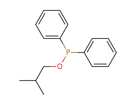 Molecular Structure of 65119-90-6 (Phosphinous acid, diphenyl-, 2-methylpropyl ester)