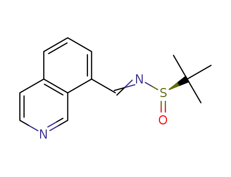(R)-N-(isoquinolin-8-ylmethylene)-2-methylpropane-2-sulfinamide