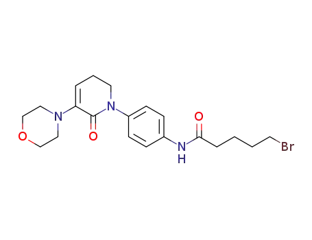 5-bromo-N-{4-[5-(morpholin-4-yl)-6-oxo-3,6-dihydropyridin-1(2H)-yl]phenyl}pentanamide
