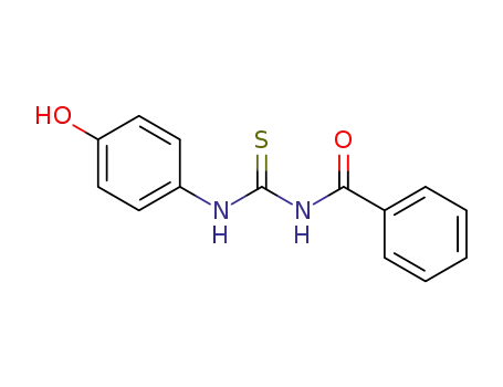 Molecular Structure of 5461-34-7 (N-Benzoyl-N'-(p-hydroxyphenyl)thiourea)