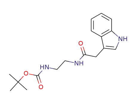 tert-butyl (2-(2-(1H-indol-3-yl)acetamido)ethyl)carbamate