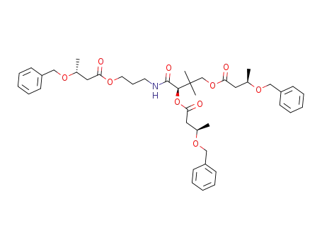 3-[[(2R)-2,4-bis[[(3R)-3-benzyloxybutanoyl]oxy]-3,3-dimethylbutanoyl]amino]propyl (3R)-3-benzyloxybutanoate
