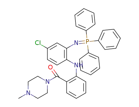N-{4-chloro-2-[(triphenylphosphoranylidene)amino]phenyl}-N-{2-[(4-methylpiperazin-1-yl)carbonyl]phenyl}amine