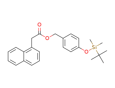 4-((tert-butyldimethylsilyl)oxy)benzyl 2-(naphthalen-1-yl)acetate