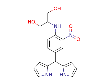 5-(4-(N-1-hydroxymethyl-2-hydroxyethylamino)-3-nitrophenyl)dipyrromethane