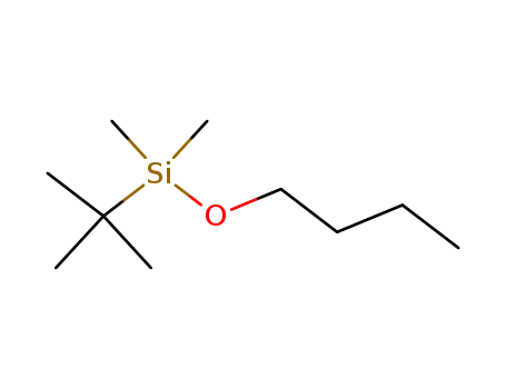 Molecular Structure of 37170-50-6 (Silane, butoxy(1,1-dimethylethyl)dimethyl-)