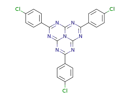2,5,8-tris(4-chlorophenyl)-1,3,4,6,7,9,9b-heptaazaphenalene