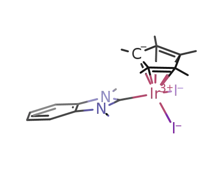 (N,N′-dimethyl-2-benzimidazolylidene)IrCp*I2