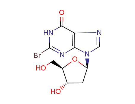Molecular Structure of 123994-87-6 (2-Bromo-2’-deoxyinosine)