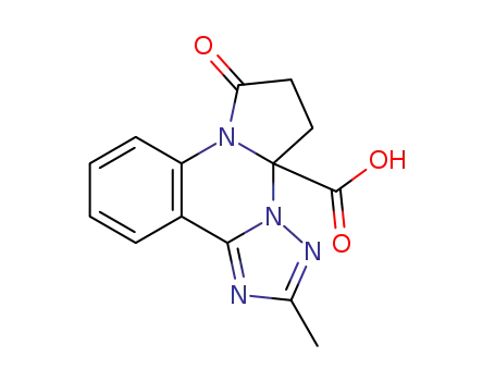 2-methyl-7-oxo-6,7-dihydropyrrolo[1,2-a][1,2,4]triazolo[1,5-c]quinazoline-4a(5H)-carboxylic acid