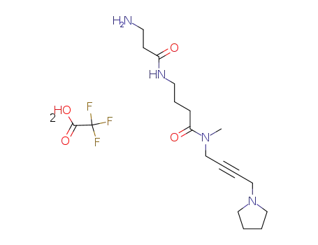 4-(3-Amino-propionylamino)-N-methyl-N-(4-pyrrolidin-1-yl-but-2-ynyl)-butyramide; compound with trifluoro-acetic acid