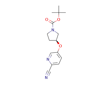 tert-butyl (S)-3-((6-cyanopyridin-3-yl)oxy)pyrrolidine-1-carboxylate