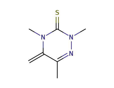 2,4,6-trimethyl-5-methylene-1,2,4-triazin-3-thione