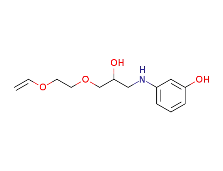3-[2-Hydroxy-3-(2-vinyloxy-ethoxy)-propylamino]-phenol