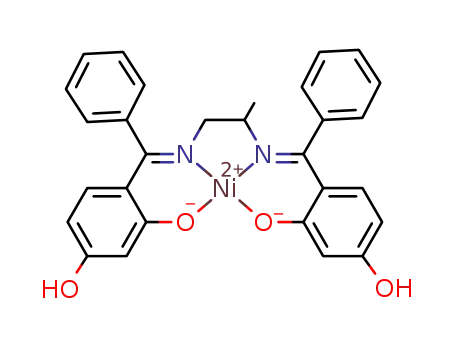 N,N'-bis-(4-(hydroxybenzophenylidene))-1,2-propylenediaminenickel(II)