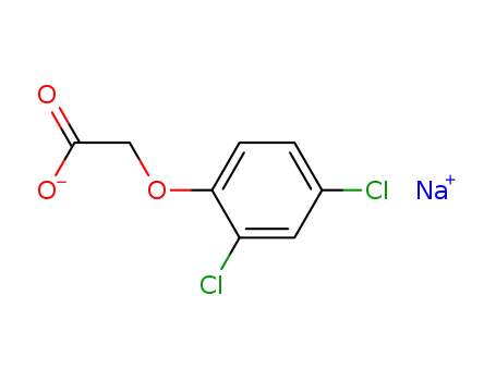 Molecular Structure of 2702-72-9 (Sodium 2,4-dichlorophenoxyacetate)