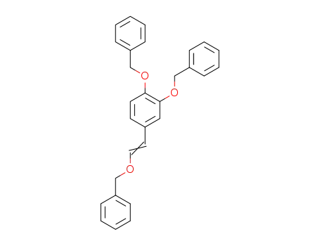 1,2-dibenzyloxy-4-(2-benzyloxyvinyl)benzene